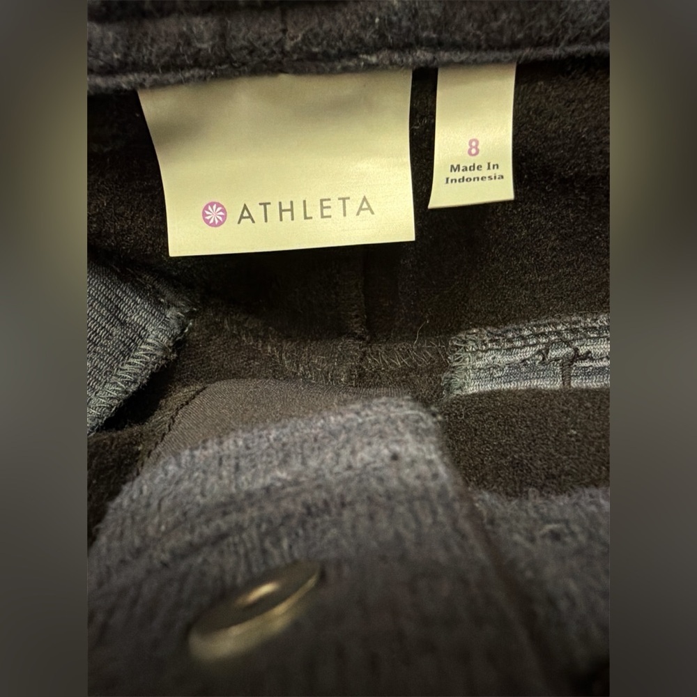Athleta Ski/Snow Weatherproof Pant- Black- Women’s Size 8 - Picture 3 of 9